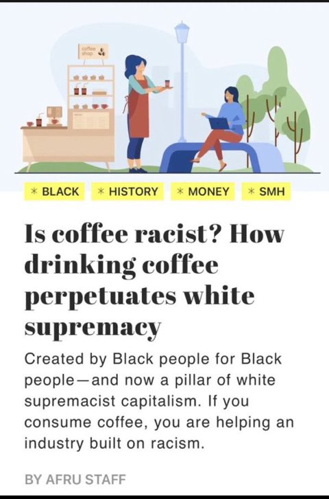 I wonder if Starbucks is going to jump on this WOKE narrative?
#WEF #Starbucks #coffee #TrudeauStepDown #LiberalismIsAMentalDisorder