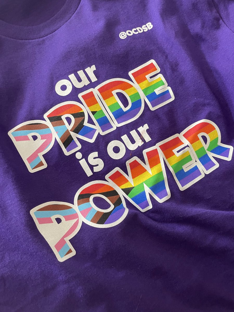 A wonderful time was had yesterday at @FierteCapPride 's Parade! It was wonderful to see so many Flames coming together #OurPrideIsOurPower @OCDSB
