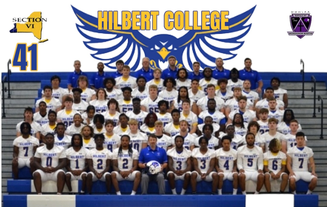 VSEAthletics's tweet photo. The 2023 Hilbert Hawks roster features 41 Western New York Alumni 🏈 For more on WNY collegiate football, please visit https://t.co/KDIiPbt2Ml 🏈 @WR_COACH_O https://t.co/7yvb1DWbXP