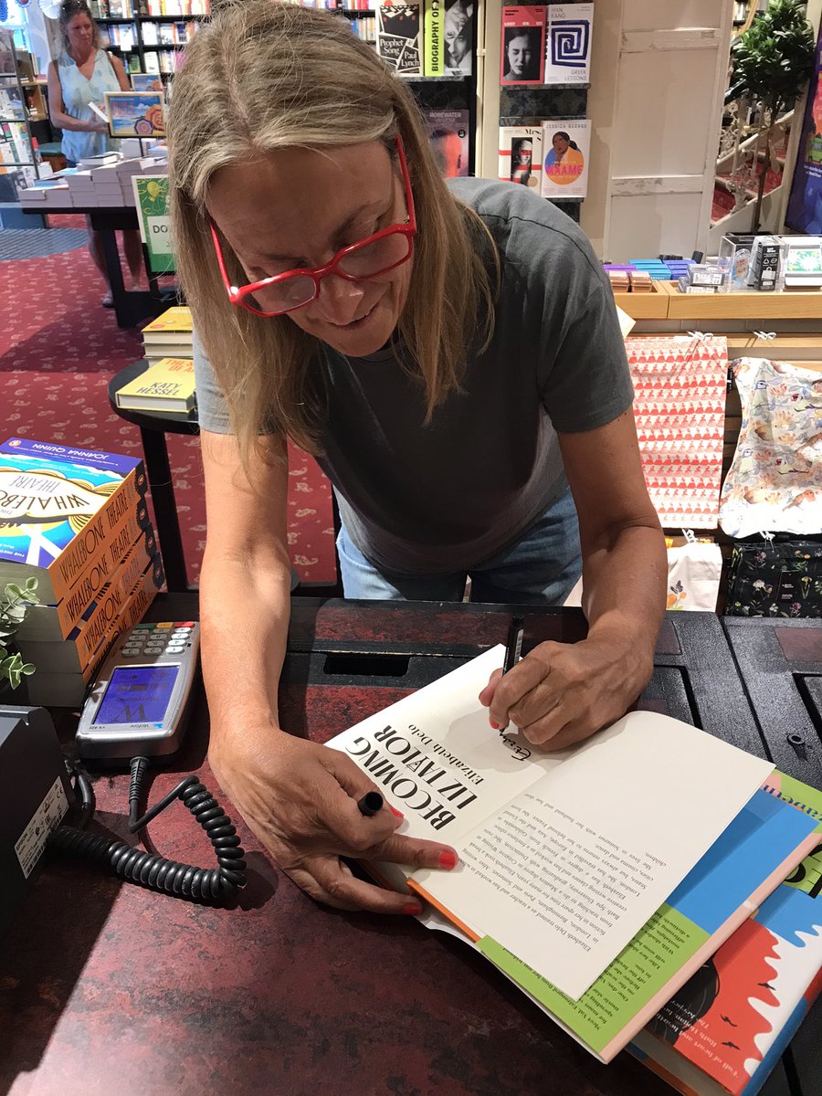 Just popped in to see the lovely folk @waterstonestaun and sign more copies of #BecomingLizTaylor. 
On sale now! 
#debutfiction #booksbooksbooks #BookTwitter #amreading