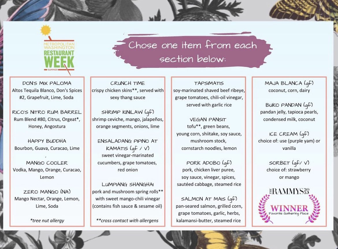 Who’s ready for Summer Restaurant Week? Doors open @ 4pm, friends.  We’ll be offering a delish 3-course meal + cocktail for $40 🤯 until September 3rd so make sure you come thru.  

Click 👉 for reservations, fam: thegamedc.com/book-a-table