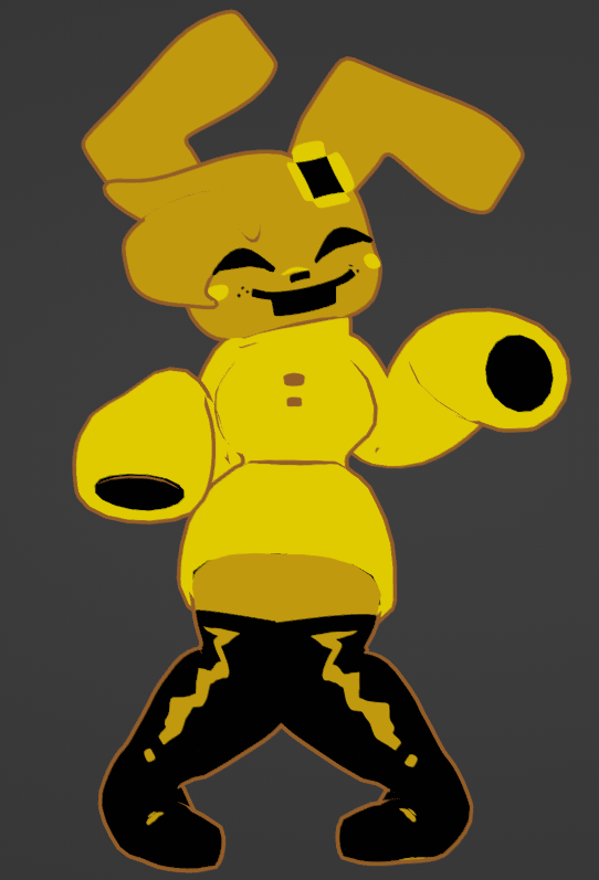 Edited @deealienlol 's model of GoldHare a little bit :] #GoldHare