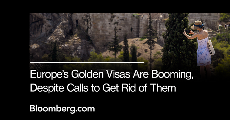 business's tweet photo. In Portugal, Spain and Greece, demand for so-called golden visas is soaring. Are you interested?