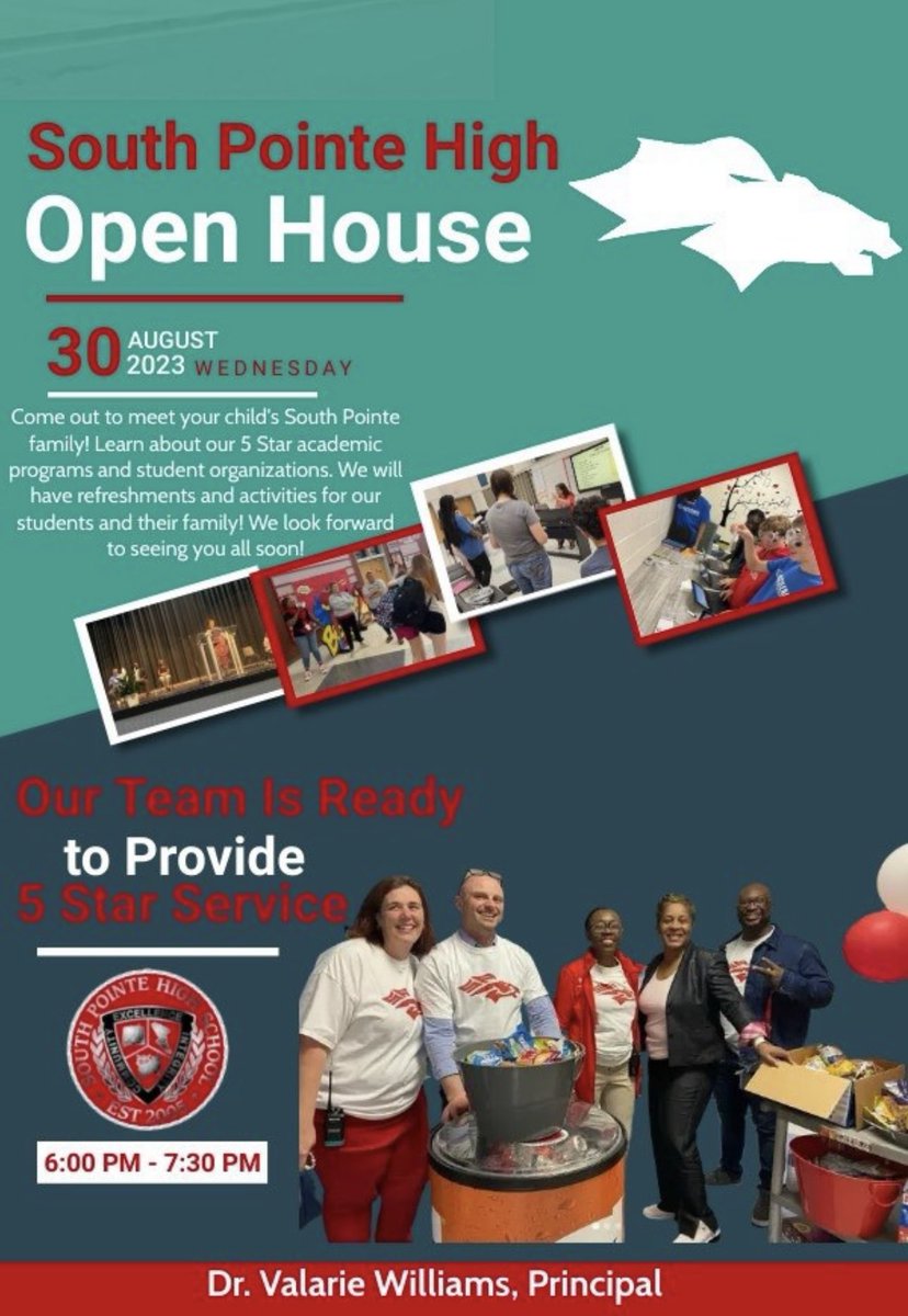 We’re welcoming our SPHS families on campus for our 23-24 open house. During this time you all have the opportunity to get a snapshot of our classrooms and student outcomes for the year. #rockhillschooldistrict #southpointehighschool #Openhouse