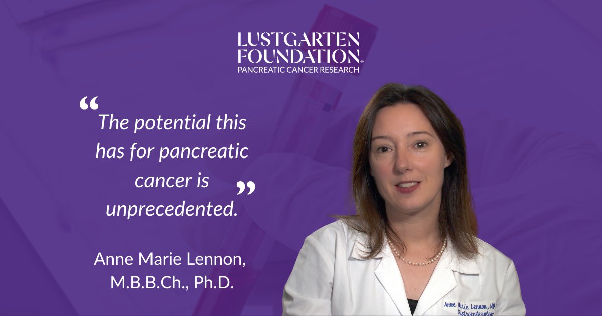 In 2018, the FDA granted Breakthrough Device Designation for CancerSEEK, a liquid biopsy for #pancreaticcancer — Lustgarten is a longtime funder of this research. 🙌💜 #MilestoneMonday #ProgressIsParamount #ResearchIsFundamental @hopkinskimmel 
READ: lfdn.org/3PffX5h