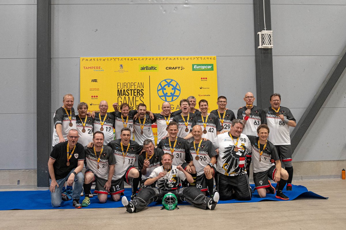 IMGAmasters's tweet photo. Mondays are for medals and motivation! 🏆

Here’s a look at some more of our #Tampere2023 champions! 🌟

🥇 Michiko Wanatabe 🇯🇵 - Badminton MD

🥉 Team Austria 🇦🇹- 50+ Floorball

M70 80m Hurdles
🥇Ivar Raig 🇪🇪
🥈Rashpal Singh 🇬🇧
🥉Fulvio Fazzi 🇮🇹

🥇@nikihenriksson 🇫🇮 - Triathlon https://t.co/GpZJp72nhS