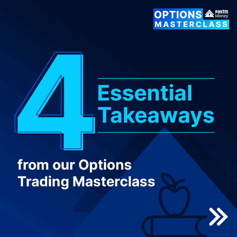PaytmMoney's tweet photo. Thanks to your overwhelming participation, our 4 day Masterclass was a huge success! We plan to keep bringing these learning experiences to help you progress with your wealth creating journey!

#OptionsMasterclass #TradingSkills #LearnWithPaytmMoney #OptionsTrading #PaytmMoney