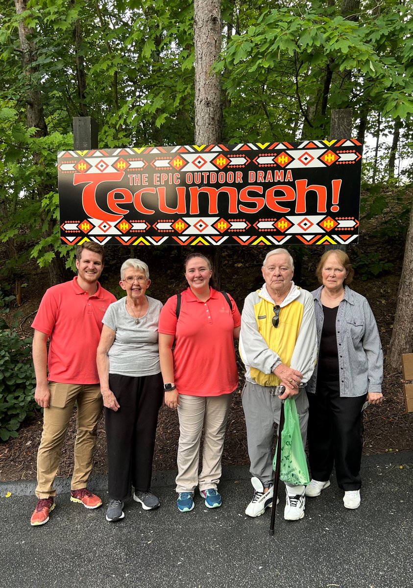 NorwichSprings's tweet photo. Last week, some of our residents and staff had the pleasure of watching the live drama "Tecumseh" at the Sugarloaf Mountain Ampitheatre in Chillicothe! It was well worth the drive 😁 🎟️ 🎭

#seniorliving #tecumseh #LiveWithTrilogy https://t.co/sUSWQM7T2Z