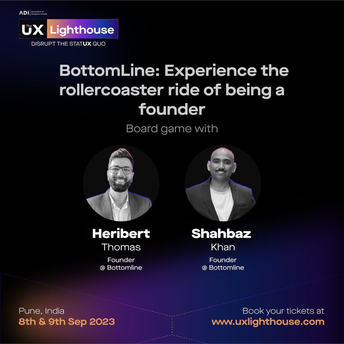 ADIuxlighthouse's tweet image. Discover your ability to lead through a simulation game where you get to be the founder of a design firm. 

#ADI #ADIPNQ #ADIPune #associationofdesignersofindia #Pune #UX #UXLighthouse #UX/UI #uxdesigners #uidesigners