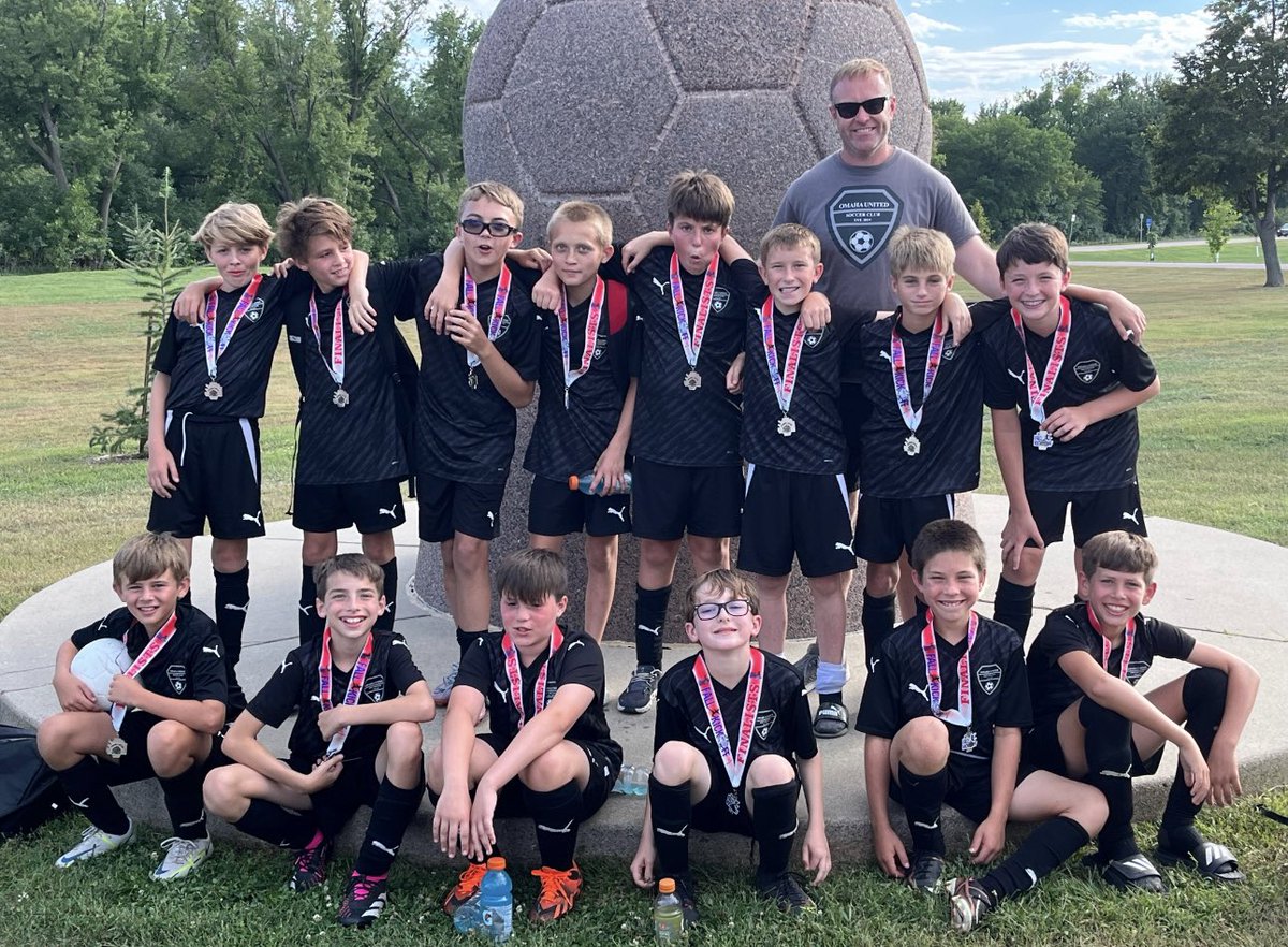 OmahaUnitedSC's tweet photo. Congratulations to the following teams for winning the Fall Kickoff Tournament in South Dakota! Each team did outstanding this weekend! Congrats to the boys and girls and their coach’s for a successful weekend! 

#UnitedAsOne 
#OneTeamOneHeart 
#DevelopingTogether 
#PlayersUnited https://t.co/JfBU7fGGsZ