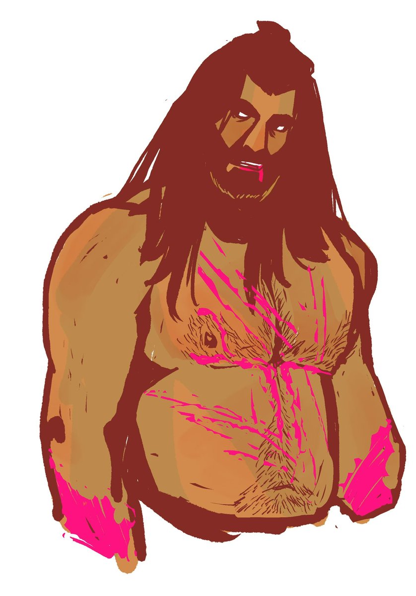 amess_art's tweet image. thinking about him in his warrior days … #nandor #wwdits