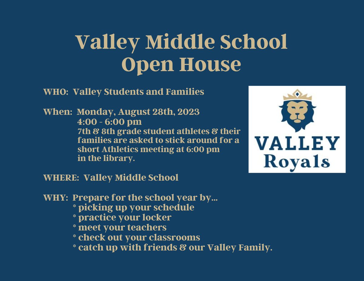 Valley Middle School (@vmsroyals) on Twitter photo 