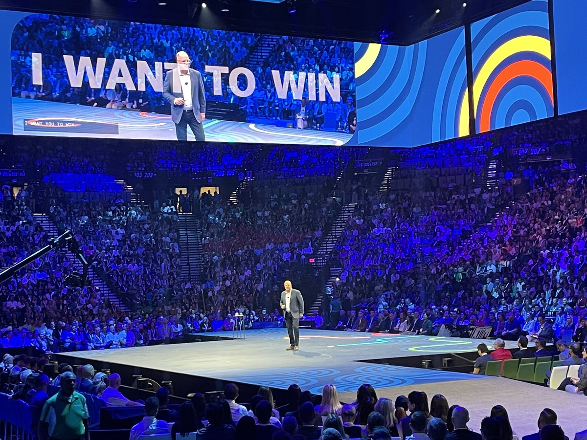 Opening kickoff for <a href="/Cisco/">Cisco</a> IMPACT FY24 with <a href="/JeffSharritts/">Jeff Sharritts</a>! #IWantToWin #CiscoIMPACT