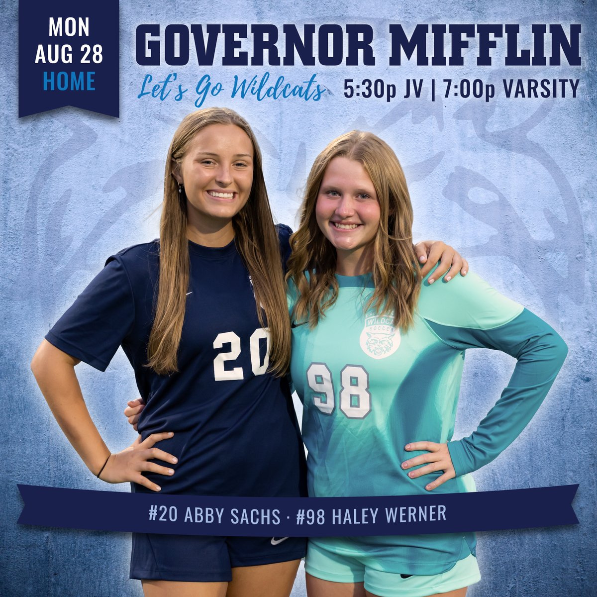 It's G A M E D A Y ... Playing on home turf tonight! Concession stand is fully stocked. Gameday menu will be posted in the stories 💙🤍