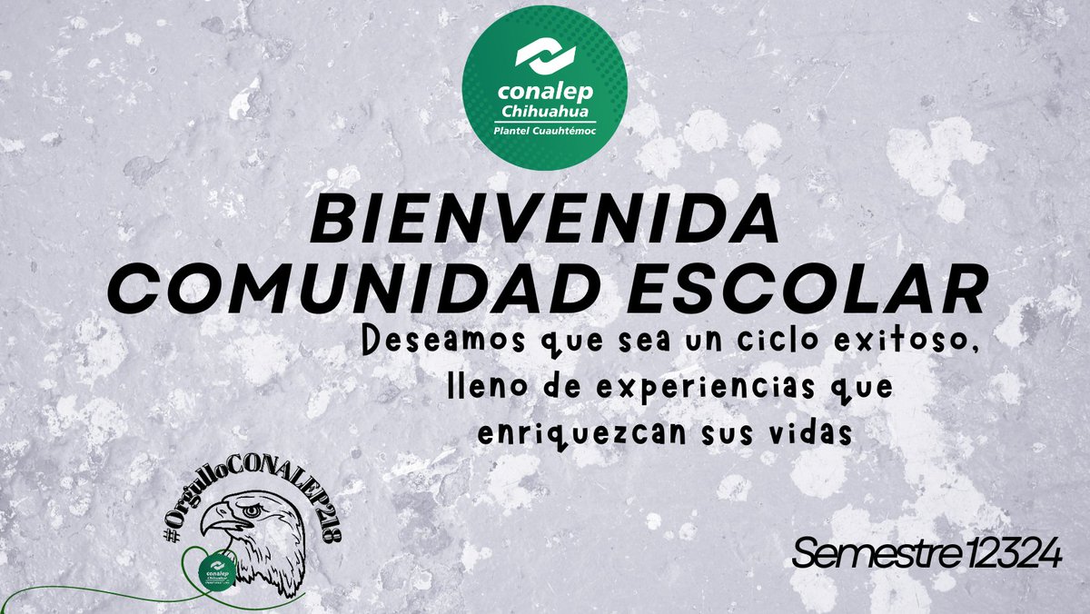 Conalep218's tweet photo. Regresamos a clases.
¡Bienvenidos! https://t.co/9hoWb5tgRG