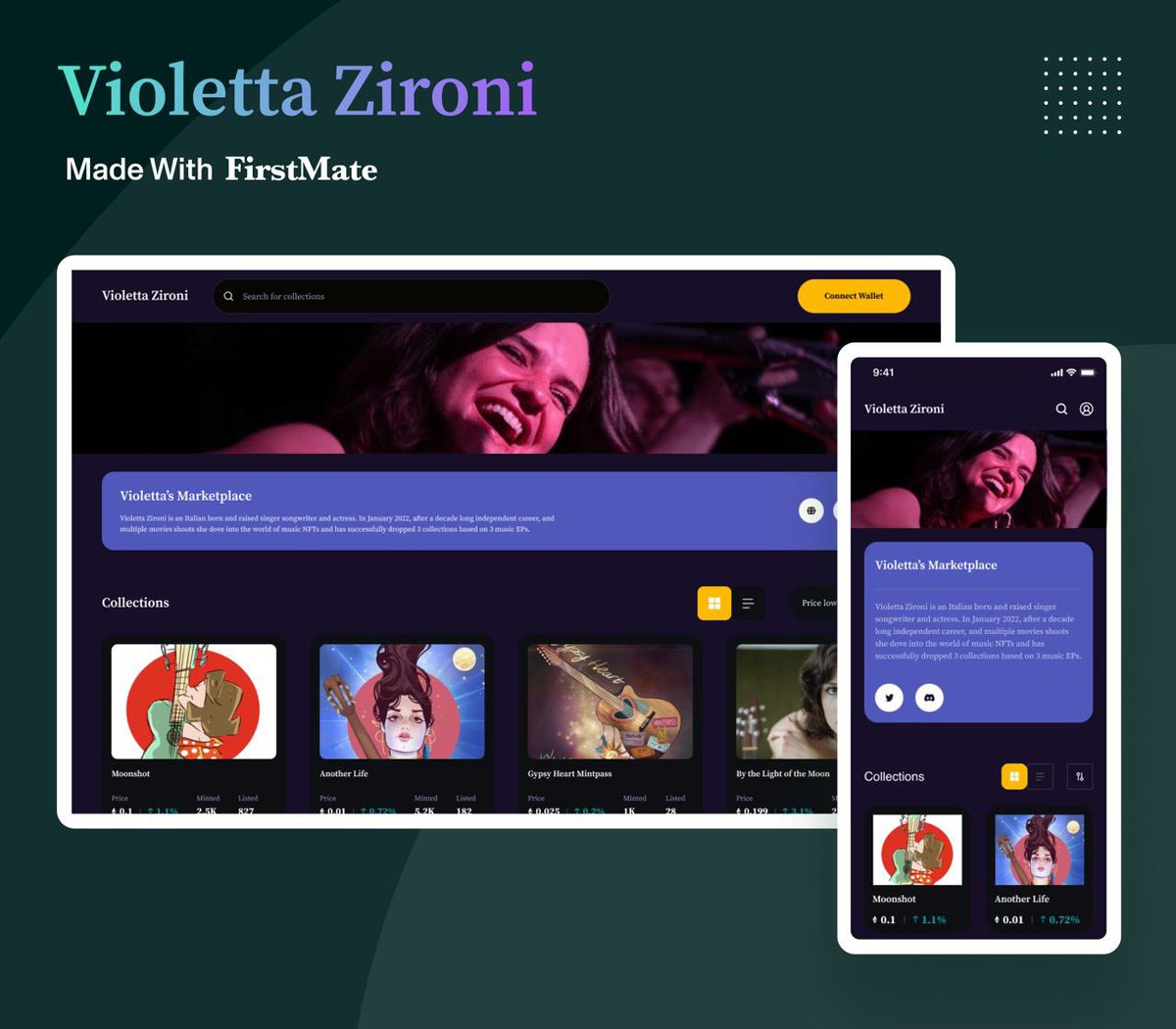 What is special about it?

- 0% platform fees
- Artist royalties 
- Easy to use
- Fully custom
- Ever developing

All these decisions were made with my community, and in communication with my closest holders: The 9 Frames Council 💎