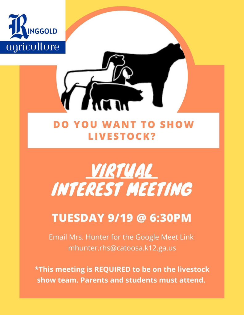 RHS_Tigers's tweet photo. Now that the barn is cleaned out…🤔
If you’re interested in showing livestock, mark your calendar for 9/19! 
Email Mrs. Hunter for the Google Meet link and have your questions ready! https://t.co/FjxBku6XKT