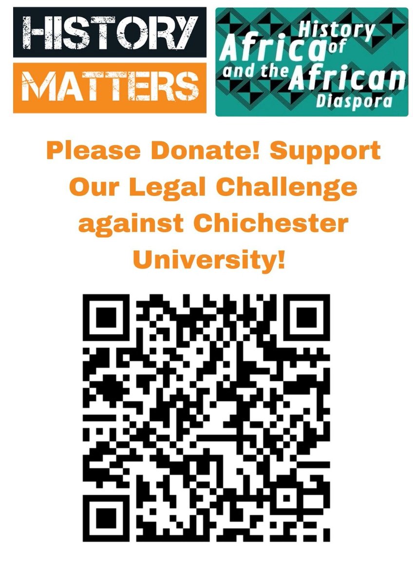 We need your Support! Please Donate to the save the @africahist_chi Defence Fund: gofundme.com/f/save-the-mre… And Support Our Legal Challenge against @chiuni! @yhp_uk @hakimadi1 @amelimetre @AfroPropaganda @MKentake @reybowen_rey @MarleneWorrell