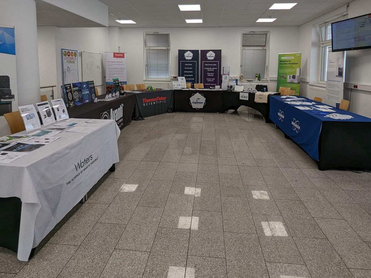 LipidomicsForum's tweet photo. We cannot imagine any #LipidomicsForum without the support of our sponsors 💚 It is great to have them here, make sure to visit them at their booths! @AvantiLipids @BrukerMassSpec @Agilent @CaymanChemical @SCIEXnews @shimadzussi @thermofisher @WatersCorp https://t.co/jhvoY0aKdt