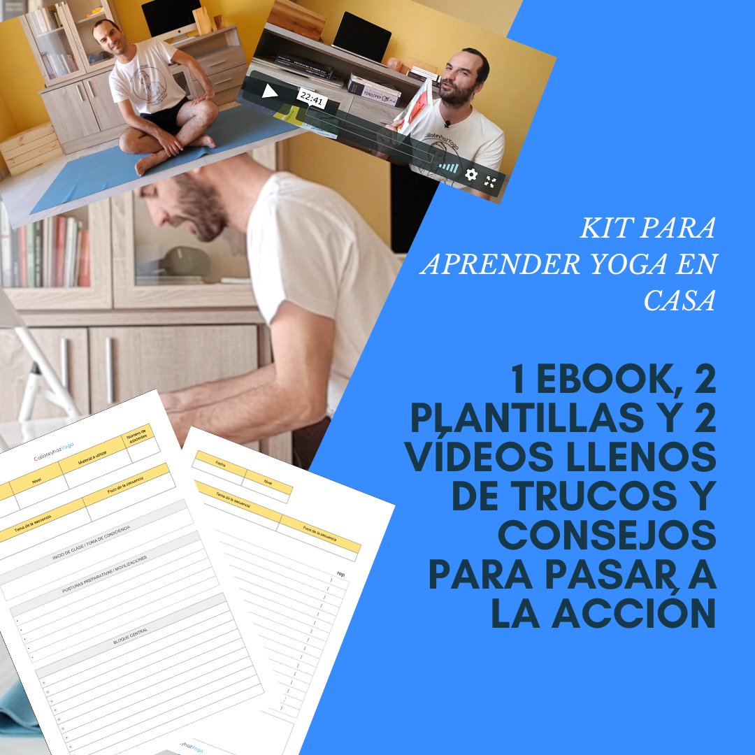 ¡KIT DE YOGA GRATIS!

Para que la temporada comience con muchas ganas de practicar, he preparado un 'Kit de Yoga' muy completo con recursos de sobra para hacerlo en casa.

🎯 Link de descarga gratis: callateyhazyoga.com/newsletter/

- - - - - - - - - -