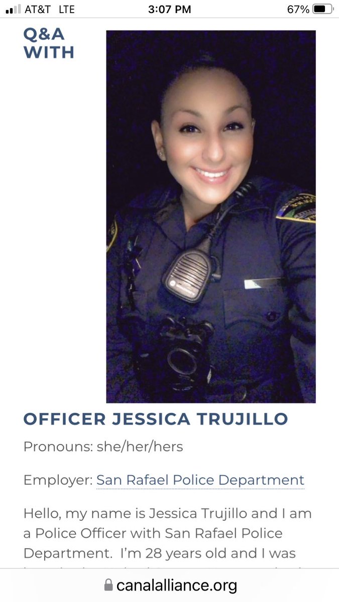 3/
Carrera has shown little interest in the issue of racial arrest data, which indicate that both the Sheriff and San Rafael police are targeting the Canal District's Latino population.

Rather, @canalalliance has celebrated Latina police as 'leadership' models.