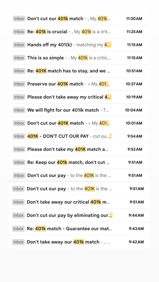 From the past couple hours. Here is but a sample of the hell our union <a href="/CTGuild/">Chicago Tribune Guild</a> is prepared to raise should our company cut our 401K match and send a signal that our hard work to uncover injustice in Chicago is not valued.