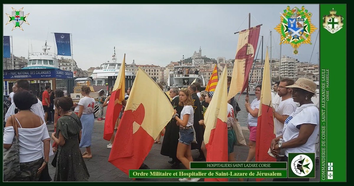 gabrielli01's tweet photo. LES VOILES DE MARIE MADELEINE . ⛵️ 
Procession des Reliques de Sainte Marie Madeleine sur le Vieux-Port , côté Mairie à l'église Saint Ferréol avec la participation les Chevaliers de Saint Lazare de Jérusalem à Marseille le samedi 26 août 2023 . https://t.co/GYEofKNpuM