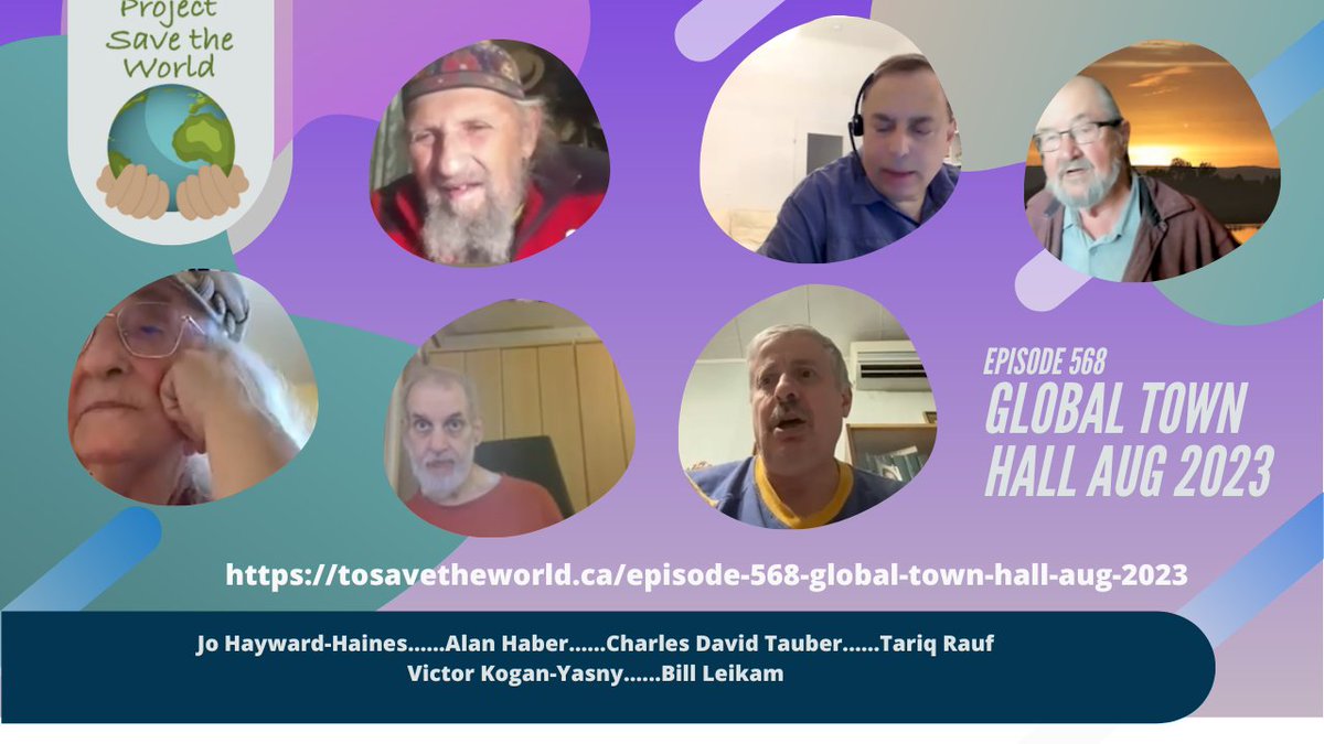 MettaSpencer's tweet photo. GLOBAL TOWN HALL AUG 2023
Tariq Rauf and Erika Simpson discuss the risks of the Zaporizhzhia nuclear power plant and the health effects of plastics. Paul Werbos annoyed the Russians by photographing an Arctic coalmining town. https://t.co/DHntm4u0Vq. https://t.co/1gAJrB3XNW