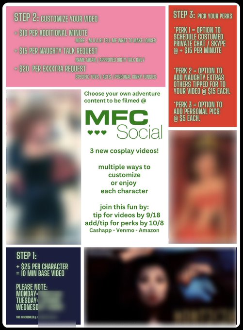 OkOk!  I&rsquo;ll be going to the MFC Social 💚  &amp; since I don&rsquo;t really cam anymore I have a bunch of content