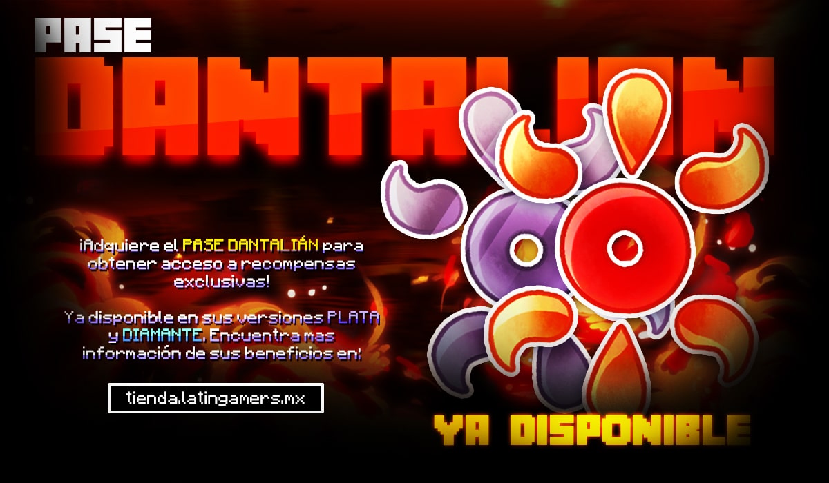 El pase 🌟 Dantalian de esta temporada  ya se encuentra disponible en nuestra tienda en linea.

Con sus 2 versiones tendrás la oportunidad de obtener las recompensas premium o también tener un boost de ⬆️20 niveles en las recompensas.

tienda.latingamers.mx

<a href="/LatinGamersServ/">LATINGAMERS 🎄</a>