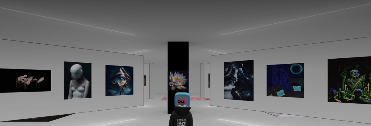 Digital Daydreams Exhibition #1
.
🖤I started to display my Tezos collection
👁‍🗨4 different sections, 2 different concepts
👁‍🗨2 separate sections for 2 talented artists
.
Lovely <a href="/BaharAkkoyun5/">baharakkoyun🌸</a> &amp; <a href="/treeskulltown2/">treeskulltown//.tez//.eth//.btc/</a> 
.
oncyber.io/digitaldaydrea…