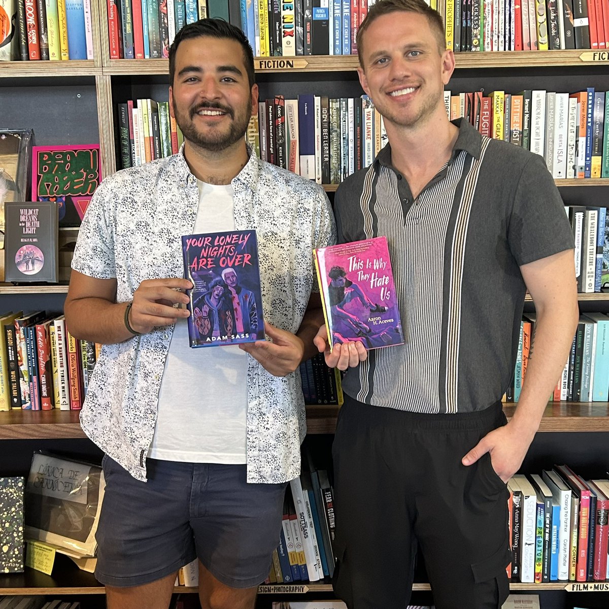 Took myself on a lil paperback release tour and wanted to say these two authors are gems who not only write great books but are also kind souls who I’m lucky to know 🩷💜💙