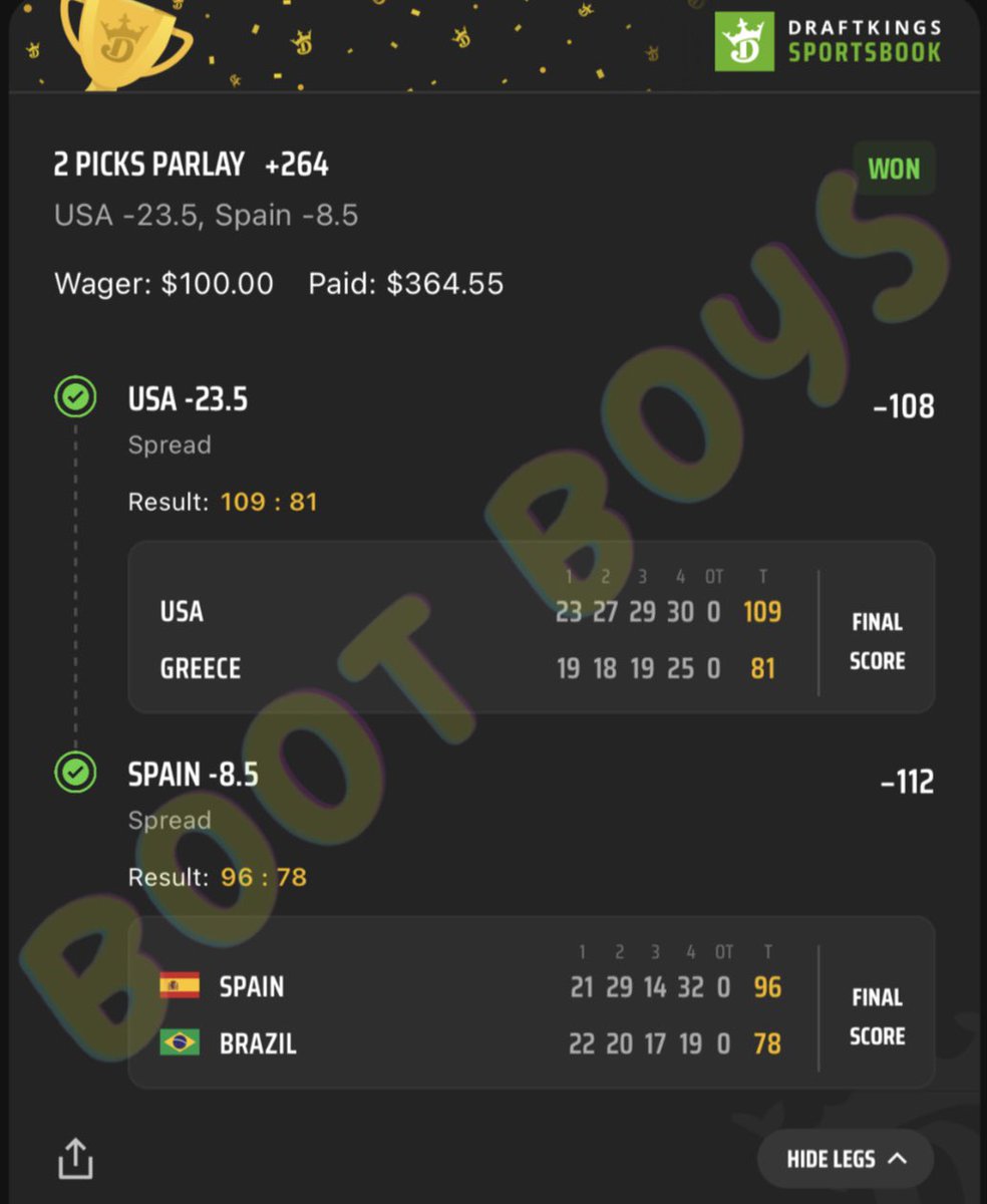 bootboyspicks's tweet image. 🔥🔥What a start to the Morning🔥🔥

Always good to start the day with some bangers. Check out the FIBA plays we hit this morning 
+1525✅✅
+264✅✅ 🇺🇸 🇪🇸 

#GamblingTwitter #GamblingCommunity #fiba #usa #spain