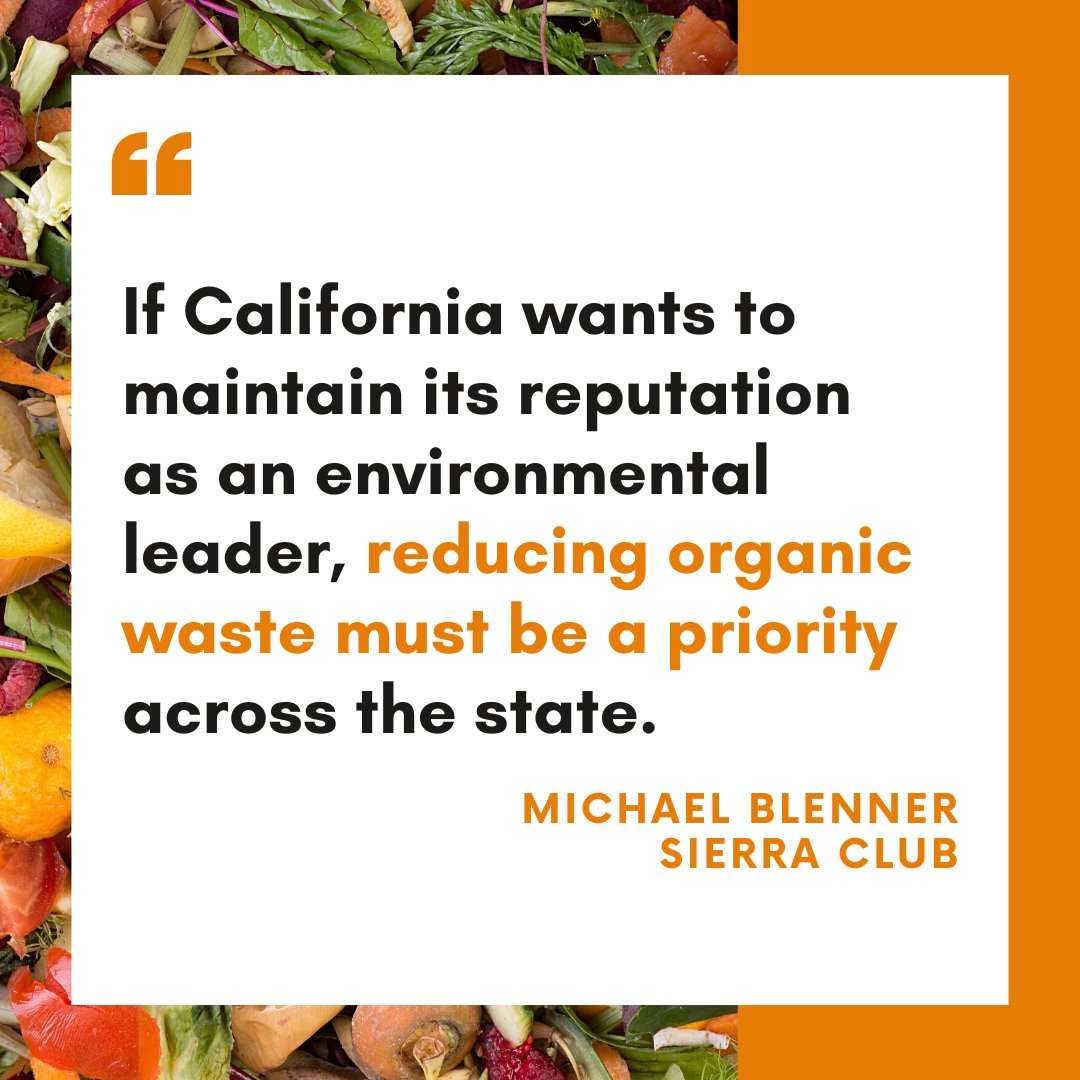 cawrecycles's tweet photo. We can do this California! Read more from Michael Brenner of @sierraclub about how we must act now to divert organic waste from our landfills

#SB1383 #Composting #Compost #OrganicsRecycling #LandfillDiversion #OrganicWaste #Organics #CALeg #SierraClub

https://t.co/cnATpXUmbW https://t.co/fMrNj78UWX