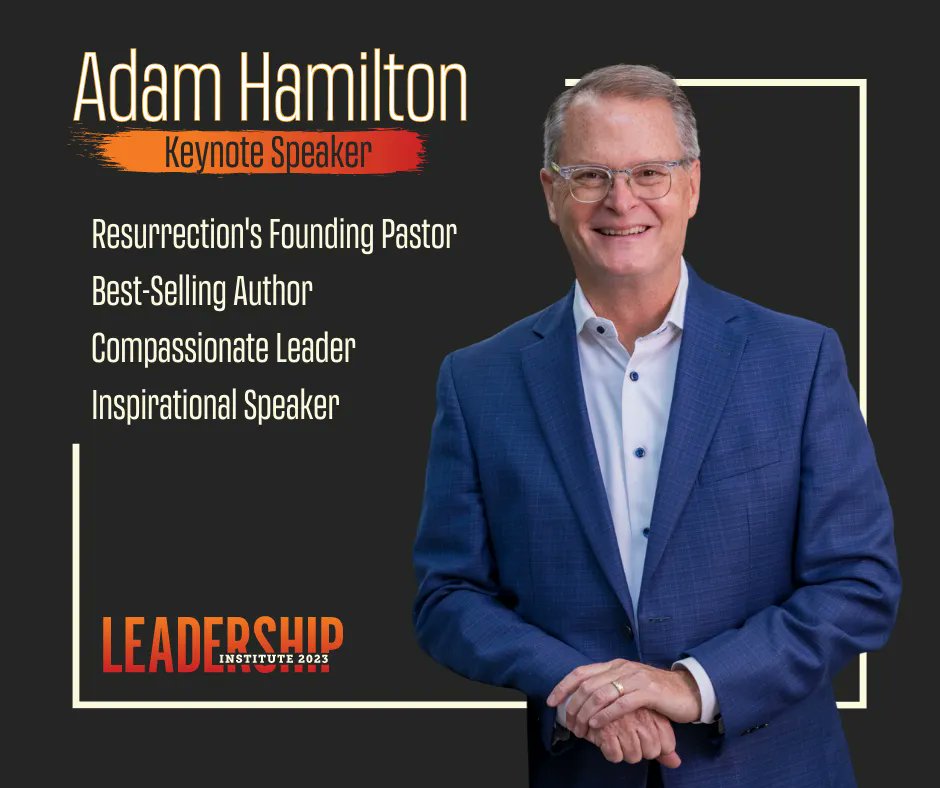 sharechurchrez's tweet photo. It's 'Adam Hamilton' Week!
๐ฅAt Leadership Institute 2023, Adam will be giving a closing & opening session! You won't want to miss this prolific author and visionary leader!
https://t.co/trYHetSmMl
#AdamHamilton #sharechurchli #ignite #LeadershipInstitute2023 #UMC #leadership https://t.co/0t9qRbaLxi