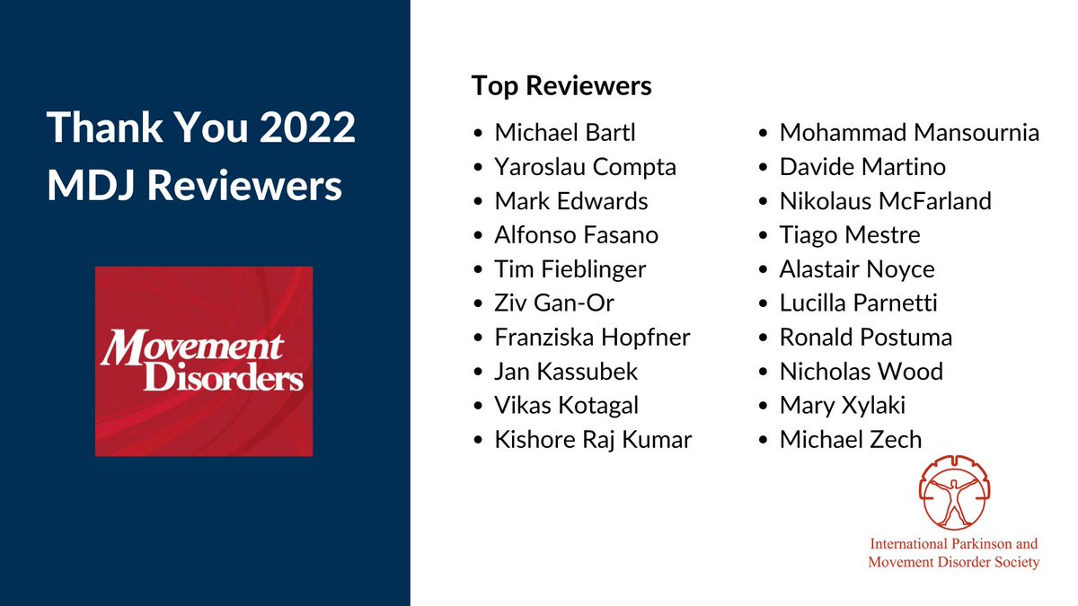 The Editor of @MDJ_Journal is pleased to recognize the top reviewers for their service in 2022. These reviewers each contributed over 7 reviews in 2022, submitting their detailed reviews on time and with valuable comments for the editors and authors.