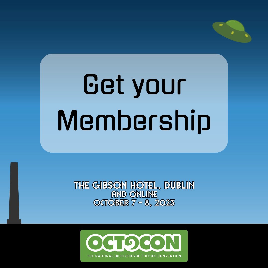 Octocon 2023 is getting closer, and we can't wait to welcome you! Don't delay - purchase your membership today and guarantee your spot at the convention of a lifetime. See you in 6 weeks!   2023.octocon.com 

 #Octocon #sciencefiction #fantasy