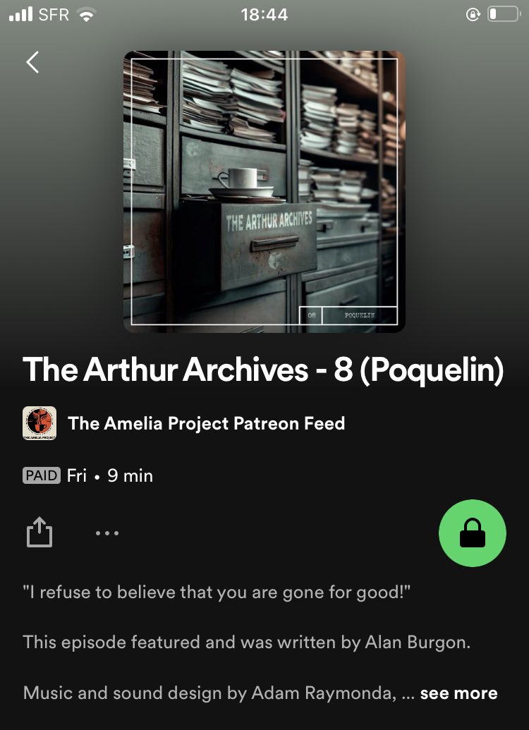 The Amelia Project (@amelia_podcast) on Twitter photo You can now listen to The Arthur Archives, as well as all other bonus content including:
💥 The Alvina Archives
💥 Amelia Audio Calendar
💥 S3 bonus episodes
💥 Bonus lockdown tape
💥 S2 bonus minisodes
💥 All future bonus series
directly on <a href="/Spotify/">Spotify</a>❗️
open.spotify.com/show/51KloaNlb… You can now listen to The Arthur Archives, as well as all other bonus content including:
💥 The Alvina Archives
💥 Amelia Audio Calendar
💥 S3 bonus episodes
💥 Bonus lockdown tape
💥 S2 bonus minisodes
💥 All future bonus series
directly on <a href="/Spotify/">Spotify</a>❗️
open.spotify.com/show/51KloaNlb…