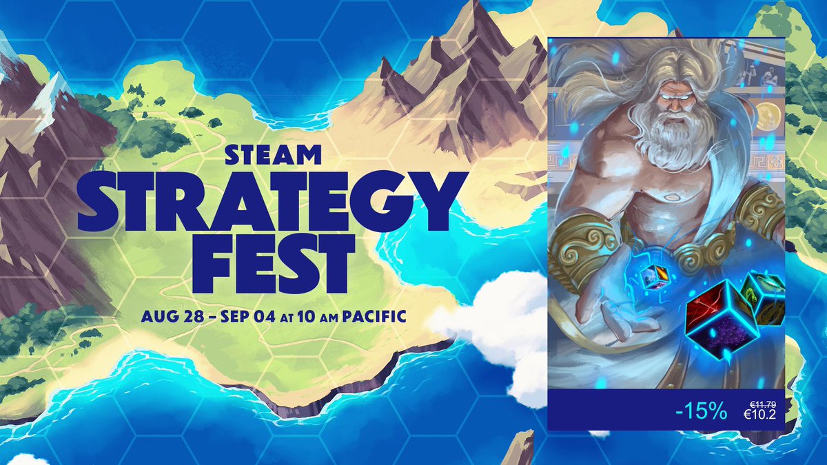 We are thrilled to announce that we are a part the Steam Stragegy Festival ! The game receive a sale of 15%  so come and roll the dice 

store.steampowered.com/app/1515580/Di…