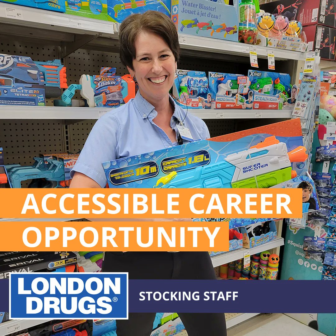 canpartnerswin's tweet photo. 📢 Accessible Career Opportunity📢 

Calling all job-seekers with disabilities - people with diverse abilities! Our friends at @londondrugs are currently looking for people to join their stocking team. https://t.co/v2dy7rzbRZ

#AccessibleEmployment #DisabilityIsNotInability https://t.co/7D6s8FczPQ