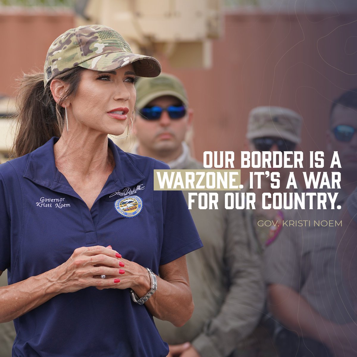 As President Reagan famously said, “A nation that cannot control its borders is not a nation.”

The federal government must respect and follow the laws we have in place.

The warzone at our southern border is fully preventable. But we need action, not just talk.
