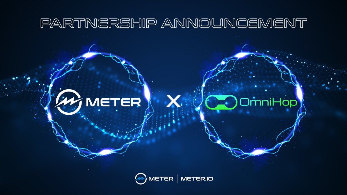 โก๏ธMeter.ioโก๏ธ (@meter_io) on Twitter photo โก๏ธWe're partnering with @OmniHop to bring you more options in decentralized finance!
#OmniHop is a composable omnichain liquidity aggregation protocol, that enables #crosschain swaps with the deepest liquidity and the best rate.
๐ They're developing on <a href="/LayerZero_Labs/">LayerZero Labs</a> and will โก๏ธWe're partnering with @OmniHop to bring you more options in decentralized finance!
#OmniHop is a composable omnichain liquidity aggregation protocol, that enables #crosschain swaps with the deepest liquidity and the best rate.
๐ They're developing on <a href="/LayerZero_Labs/">LayerZero Labs</a> and will