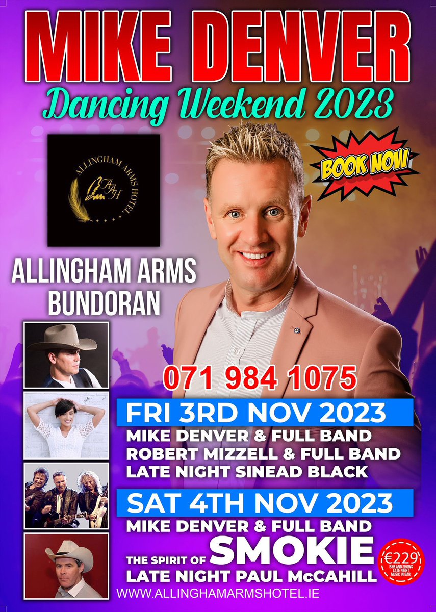 MikedenverMike's tweet photo. #mikedenver #dancingweekend @Allinghamarms #november 3rd &amp; 4th https://t.co/Q3sJdOC7We