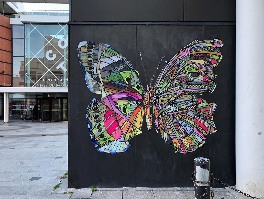 brababella's tweet photo. #Streetart by #Teuthis + #Binokl @ in #LeHavre, France, for #GalerieHamon
More pics at: https://t.co/6CFFoSBBHw
#streetartLeHavre #streetartFrance #Francestreetart #butterfly #arteurbana #urbanart #murals #muralism #contemporaryart #artecontemporanea https://t.co/THJ2ckHGB0