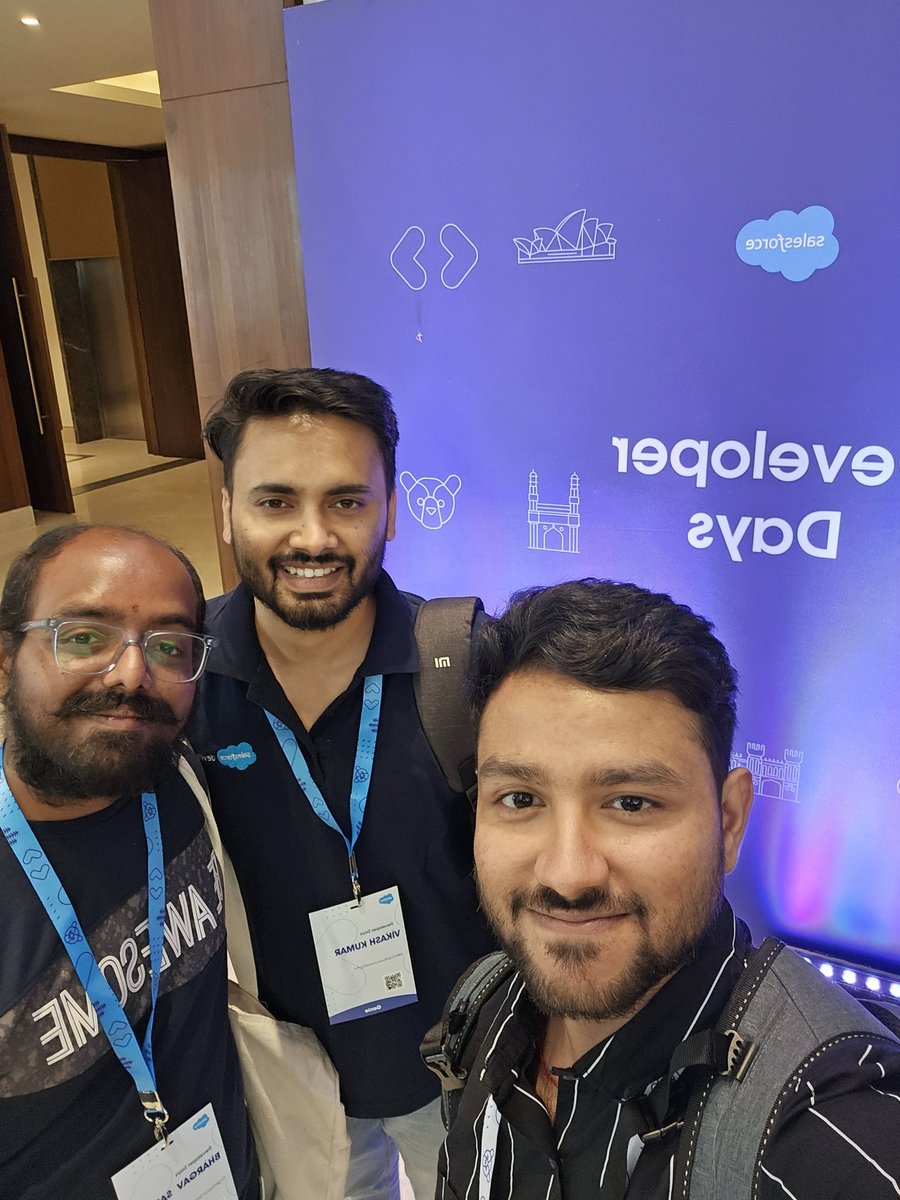 Bhargav_San's tweet photo. Followed by the above sessions participated in the Code Wars (LWC) and Escape Room. It was a very good experience and whole
#SalesforceDevDays #SalesforceDeveloperDays2023 event is managed by the application built on Experience cloud by @adityanaag and Team. (8/n) https://t.co/TZP3zMaRjC