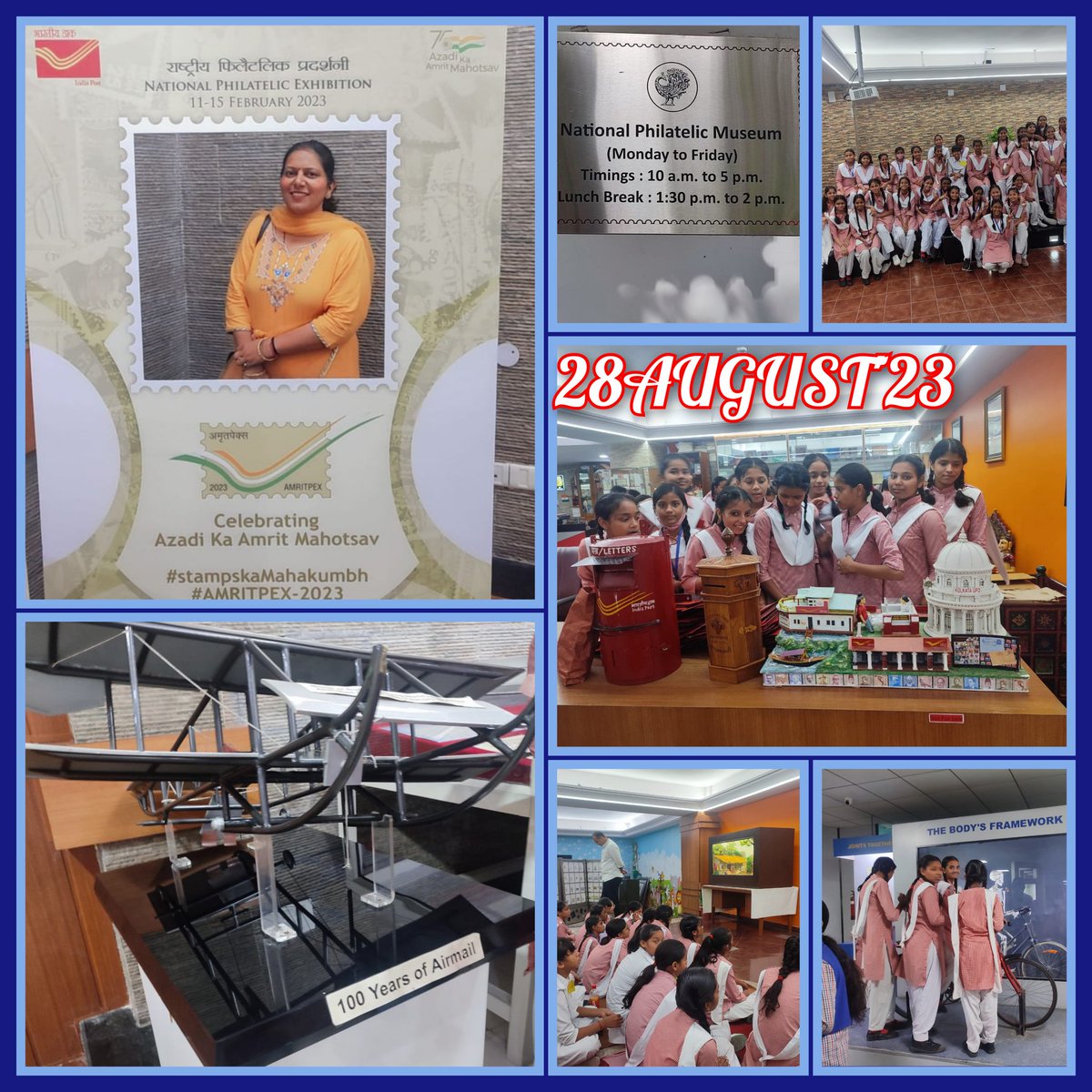 SKVLaxminagar's tweet photo. 28August'23
Visit to National Philatelic Museum by the students @1003028
#fun #knowledge about History of Indian Post office, Stamps &their importance #Awareness
#Activities #Postcardwriting
#philatelic
@Dir_Education
@SCERT2021
@dttdc
@delhigovteacher
@ChhaviGupta_04 https://t.co/qmJZKda145