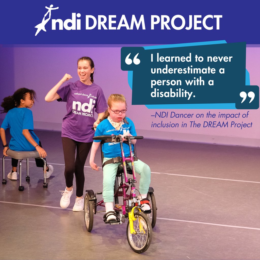 The impact of inclusion is immeasurable. Learn more about our commitment to inclusive practices on our website or at link below. 
nationaldance.org/programs/