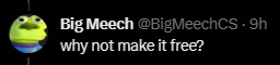 darshilm223's tweet photo. @BigMeechCS @csskinalerts @we3_cs @zkVect You suggested him to do so! Not sure if you are having a cloud machine running 24x7 or you run it on your local machine. But there is cost of business (cloud, frequent updates) and customer accusation cost (giveaways) that is to be recovered. At the end, it's upto the people! https://t.co/zuW8iwVaup