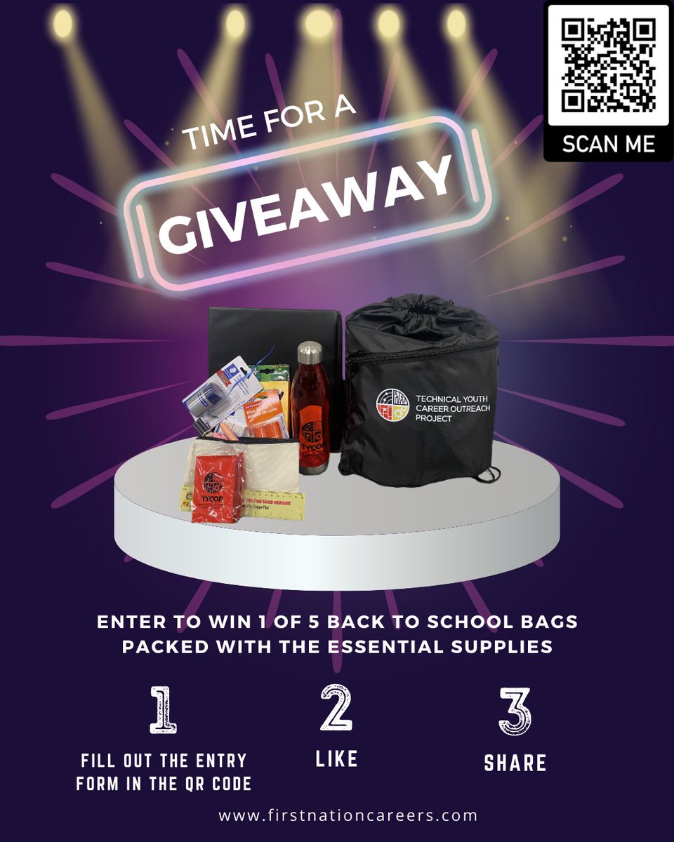 🎒 Back to School Giveaway Alert!🎉 We're giving away 5 awesome back-to-school bags loaded with all the essential supplies you need.

Participating is easy:
🔎Visit the link below to enter.
 forms.gle/xts7WsZfxkszsL…

5 lucky winners will be drawn on Thursday, August 31st, at noon.
