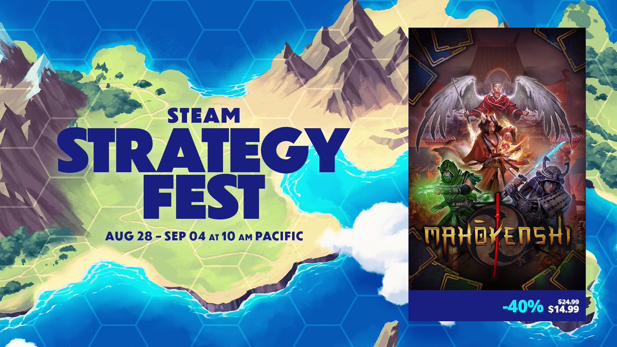 mahokenshi's tweet image. Mahokenshi is part of the #StrategyFest on Steam, and this comes with a 40% #Discount! 🧩

Choose your Samurai House now and explore the Celestial Islands! ⚔️

Check it out via the link below ⤵️
